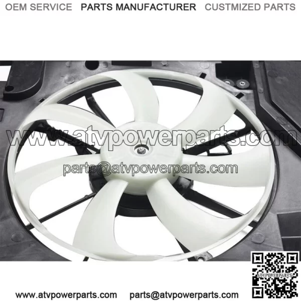 For 2012-17 Toyota Prius C Radiator AC Condenser Cooling Fan Assembly TO3115180 - Image 4