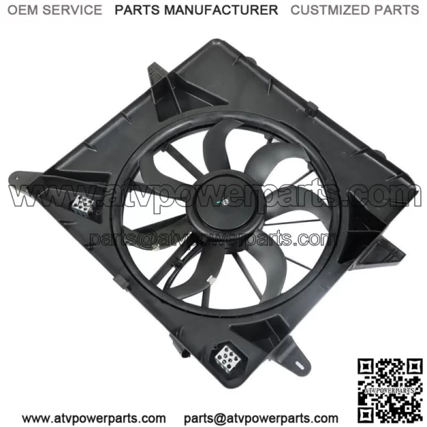 For Cadillac SRX 2010 2011-2016 3.0 3.6L Radiator A/C AC Condenser Cooling Fan - Image 5
