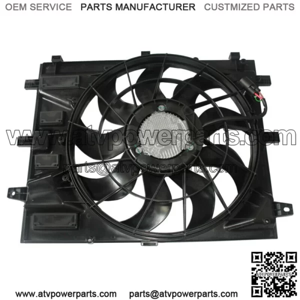 For 2018-2019 Chevrolet Equinox 17-18 GMC Terrain Radiator Cooling Fan Assembly