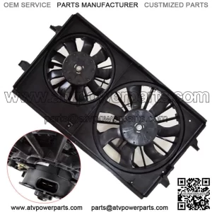 Radiator Cooling Fan Assembly For 2005-2010 Pontiac G6 2004-12 Chevrolet Malibu