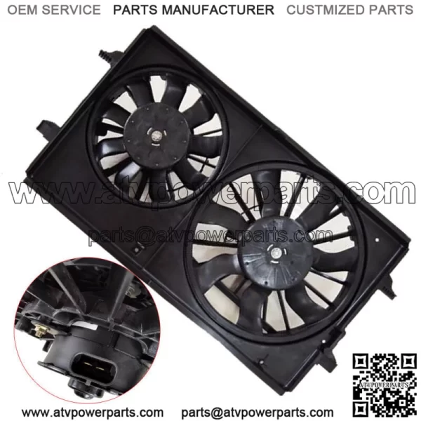 Radiator Cooling Fan Assembly For 2005-2010 Pontiac G6 2004-12 Chevrolet Malibu
