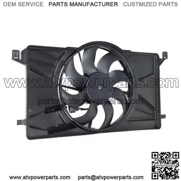 Radiator AC Condenser Cooling Fan FO3115189 For 2012-2017 Ford Focus 2.0L l4 - Image 2