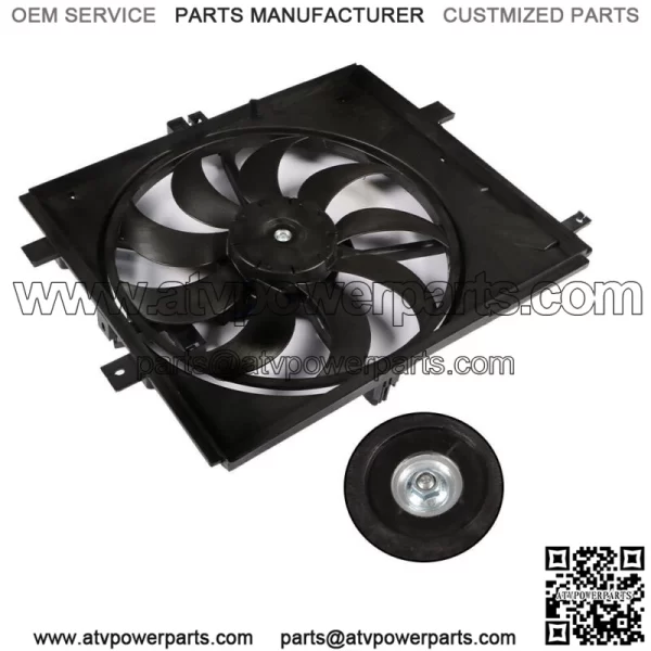Radiator Cooling Fan Assembly For 2012-2018 Nissan Versa Sedan & Note 214819KK0A
