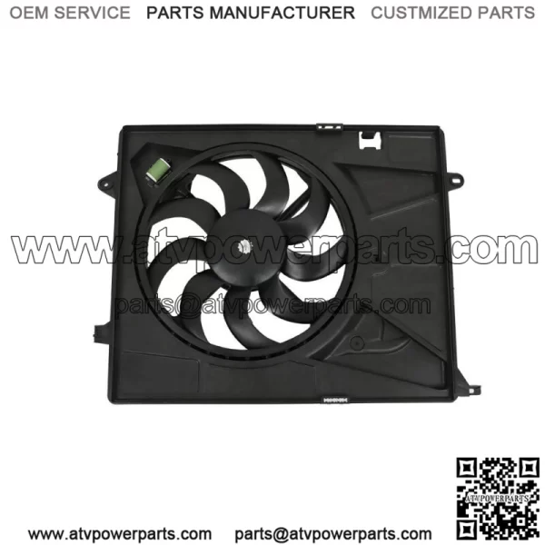 Engine Radiator Cooling Fan For 2013-19 2020 Chevrolet Trax 1.4L 4 Cyl 95392642 - Image 2