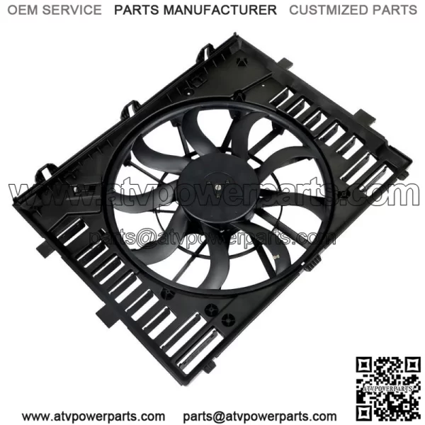Fit For  2011-2018 Porsche Cayenne Radiator Cooling Fan Assembly 95810606120