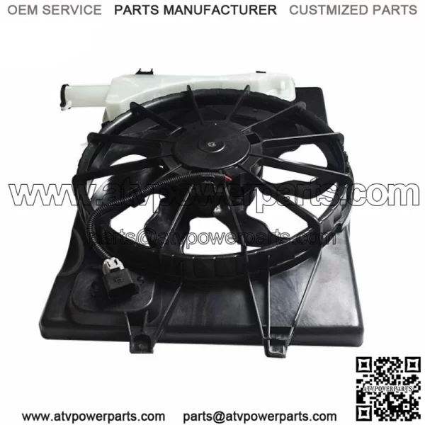 Radiator AC Condenser Cooling Fan Assembly For 2017-2018 Elantra 2.0L HY3115156 - Image 3