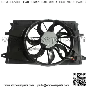 For 2017-2019 Chevrolet Cruze Dual Radiator & Condenser Fan Assembly 1.4L In.l4