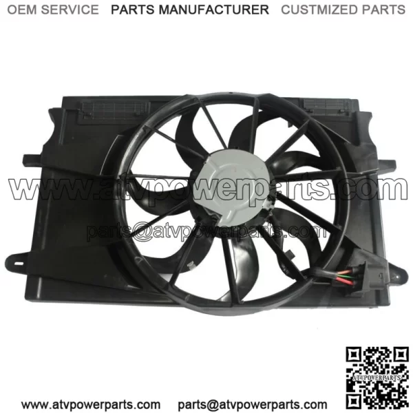 For 2017-2019 Chevrolet Cruze Dual Radiator & Condenser Fan Assembly 1.4L In.l4
