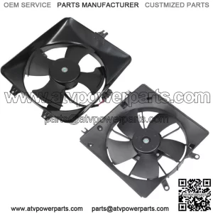 For 2003 2004-2006 Honda Accord Driver and Passenger Side Cooling Fan Assembly