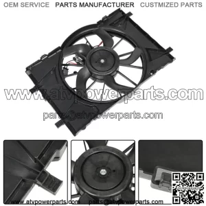Radiator Cooling Fan Assembly FO3115183 For 2010-2012 Ford Fusion 2.5L 3.0L