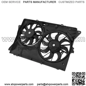 Engine Radiator Cooling Fan Assembly for 2013-19 Ford Explorer Flex Lincoln MKT