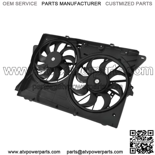 Engine Radiator Cooling Fan Assembly for 2013-19 Ford Explorer Flex Lincoln MKT