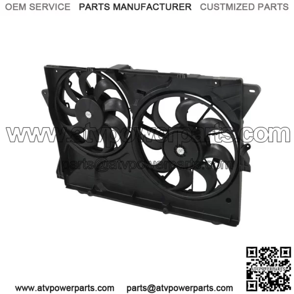 Engine Radiator Cooling Fan Assembly for 2013-19 Ford Explorer Flex Lincoln MKT - Image 3