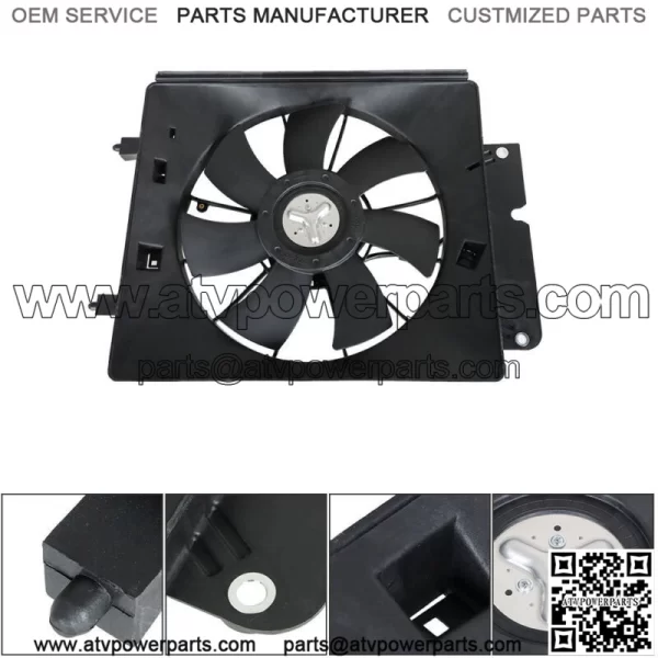 A/C Condenser Cooling Fan For 2002-2006 Honda CR-V 2003-2006 Element Right Side