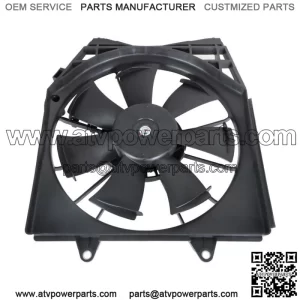 Right Engine Condenser Cooling Fan w/ Shroud Assembly For 2018-2022 Honda Accord