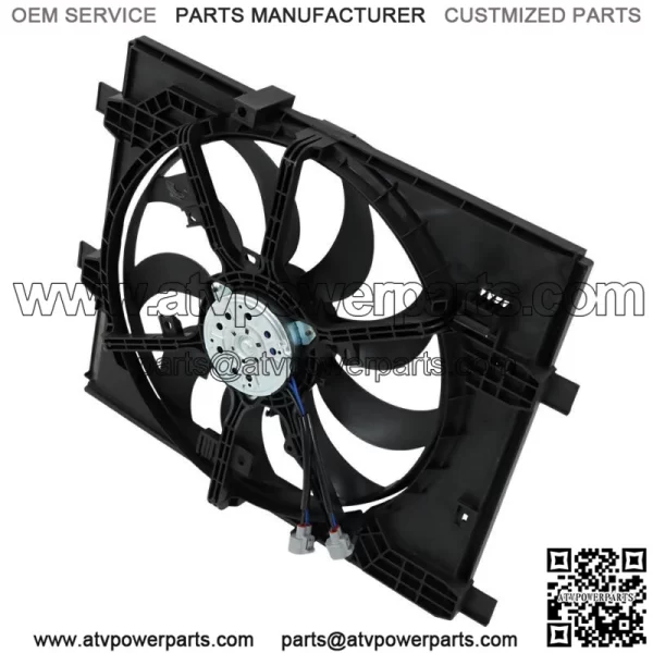 Engine Cooling Fan Assembly 620452 For 2011 2012-2016 2017 Nissan Juke NI3115147 - Image 2