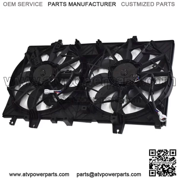 New Radiator A/C AC Condenser Cooling Fan For Nissan Rogue 14-18 X-Trail 15-17 - Image 3
