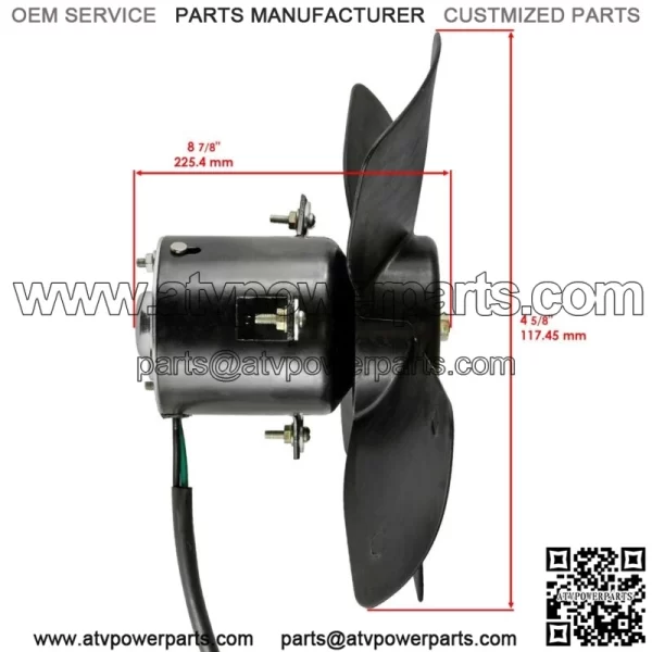 For Honda TRX450S Foreman 450 Radiator Cooling Fan Motor 4x4 S 1998 1999 - 2001 - Image 3