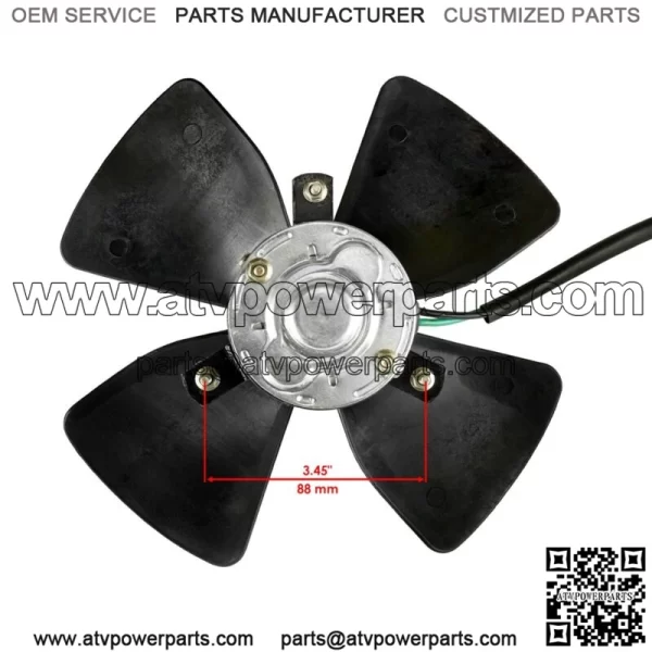 For Honda TRX450FM Foreman 450 Radiator Cooling Fan Motor 4x4 S 2002 2003 2004 (For: Honda) - Image 2