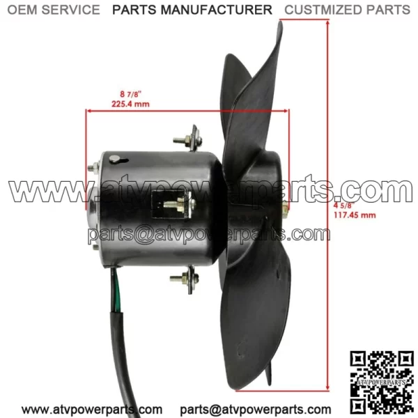 For Honda TRX450FM Foreman 450 Radiator Cooling Fan Motor 4x4 S 2002 2003 2004 (For: Honda) - Image 3