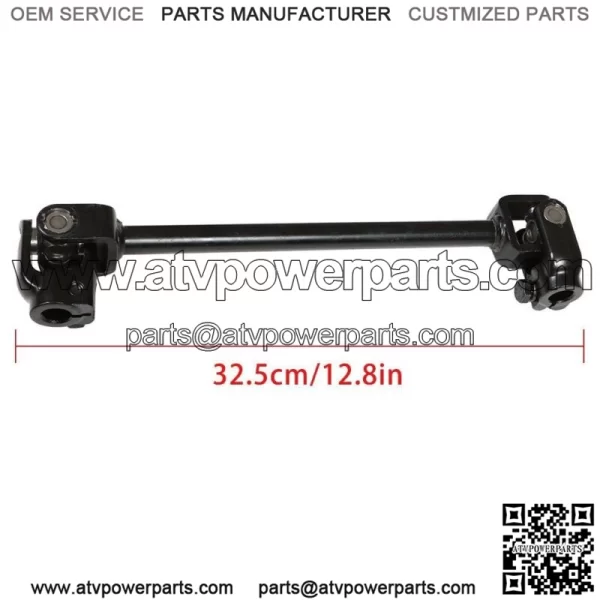 For 110cc Go Kart Cart Steering Wheel Kit Gear Rack Pinion Adjustable Shaft Set - Image 5