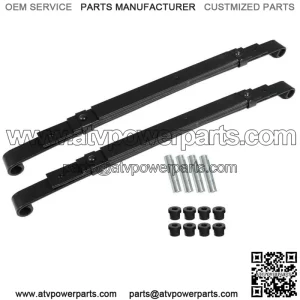Set of for Club Car Precedent Golf Cart Rear Heavy Duty Leaf Springs - 2004-up