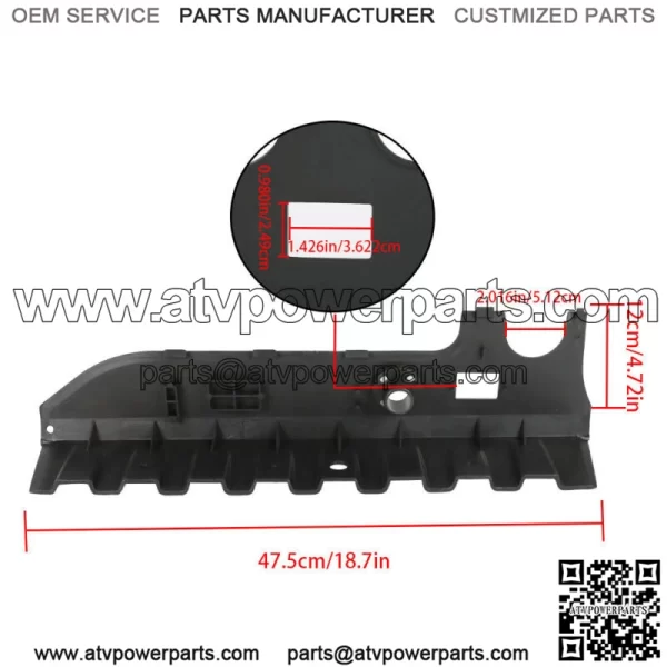 Panel Dash without Holes For Club Car Precedent G&E 2004-up #1025229-01 - Image 2