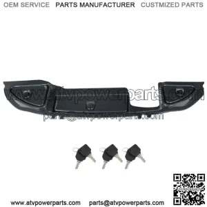 Carbon Fiber Dash with Locking Doors 2008.5 + For Club Car Precedent Golf Cart