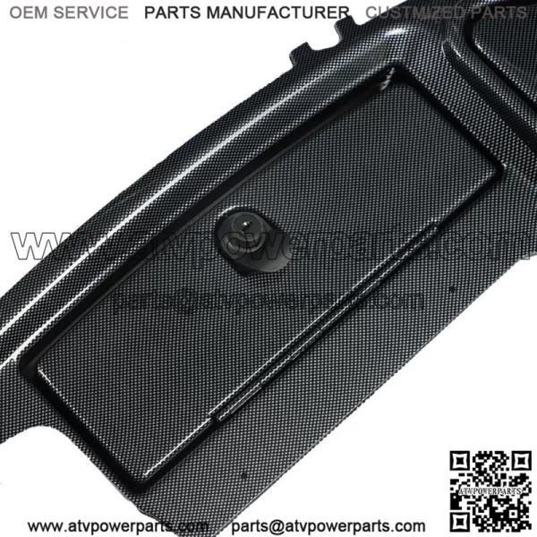 Carbon Fiber Dash with Locking Doors 2008.5 + For Club Car Precedent Golf Cart - Image 4