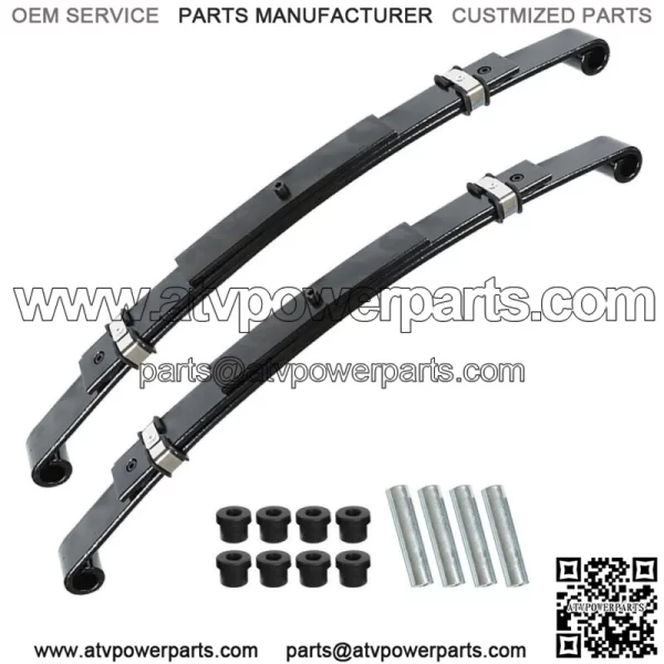 Fits For E-Z-GO TXT 1996-2013 Golf Carts Heavy Duty Rear Leaf Springs -Set Of 2 - Image 2