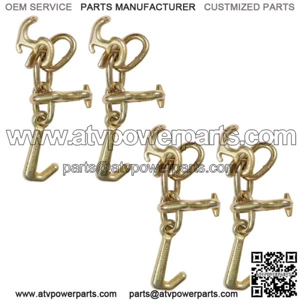 4 RTJ Cluster Hooks Wrecker Tow Truck Towing Car Hauler Trailer Auto Body Hook - Image 2