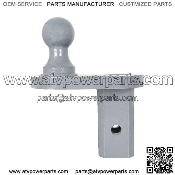 Steel Trailer Hitch with 2-5/16" Ball Heavy Duty 4" Offset Extender GNXA4085 - Image 3
