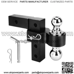 6-inch trailer hook 2"*2-5/16" with double lock #black