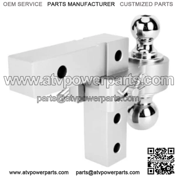 6-inch trailer hook 2"*2-5/16" with double lock#silver - Image 4