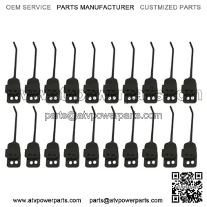 20 Pc. Left Hand Rubber Rake Teeth Set Fits New Holland 216 258 259 850613 65668