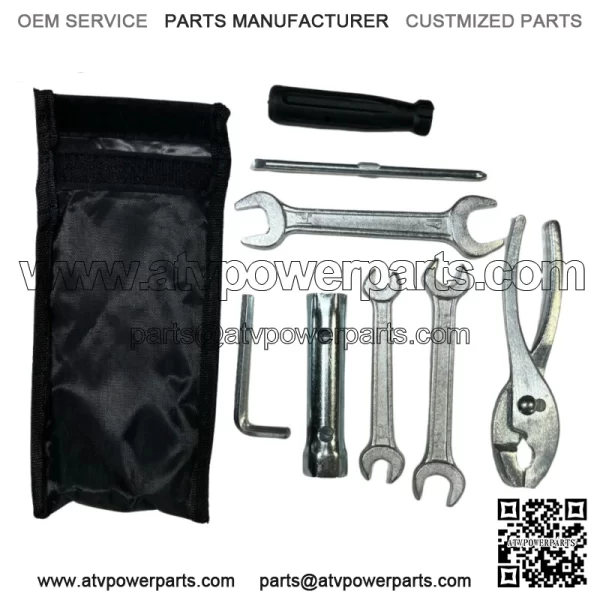 Tool Kit Pouch Bag Yamaha ATV Raptor 110 125 250 350 660 90 80 700R 700 660 YFM (Fits: Yamaha Rhino 660)