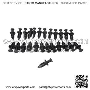 Can Am Replacement 25 Plastic Fender Rivets Clips 8mm 5/16" 293150089 ATV UTV