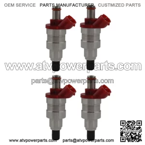 4X Fuel Injector G609-13-250 For Mazda B2600 MPV 2.6L High impedance flow match
