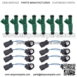 8x Upgrade 4 Hole Fuel Injectors For 96-99 Dodge Ram Dakota 5.2L 5.9L 318 360