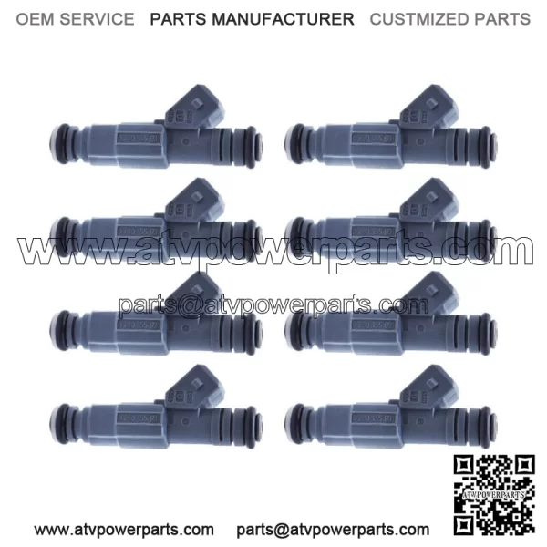 8 PCS Fuel Injectors For Chevrolet Corvette Pontiac Dodge Dakota Ram 0280156211 - Image 2