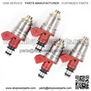 4X Fuel injectors 16600-86G00 For 1990-1994 Nissan D21 1995 Pickup 2.4L 2-Door