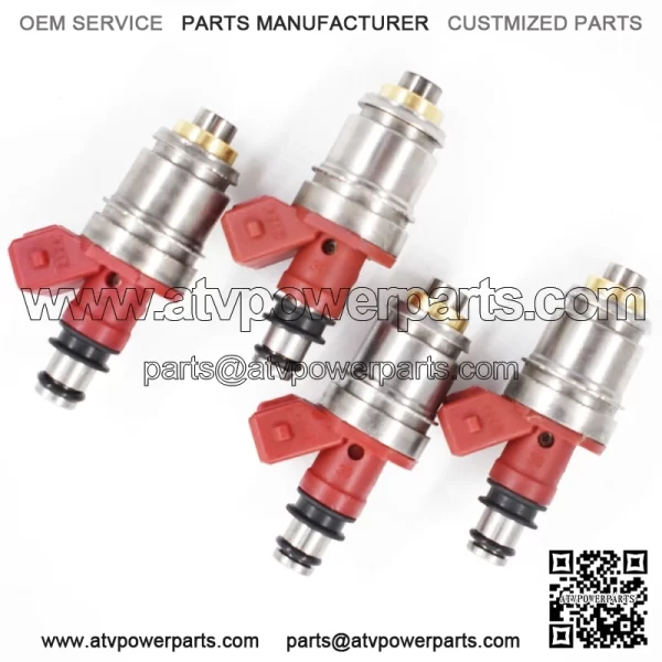 4X Fuel injectors 16600-86G00 For 1990-1994 Nissan D21 1995 Pickup 2.4L 2-Door