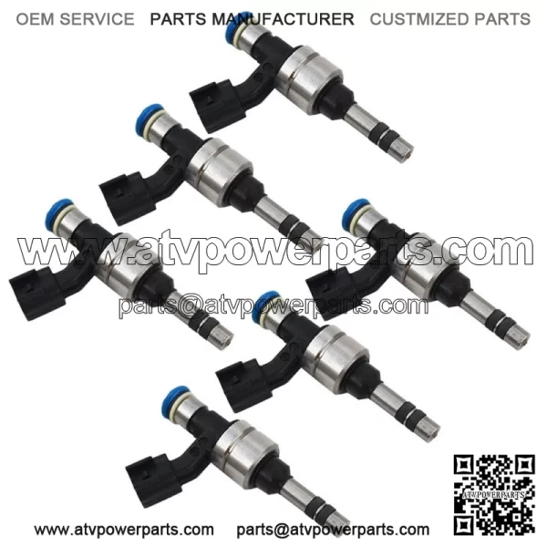 6X Fuel Injectors For GMC Buick LaCrosse Chevrolet Cadillac CTS 3.0L V6