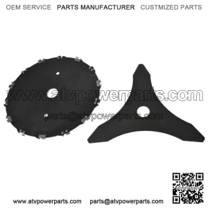 Trimmer Head 10 Inch & Chainsaw Tooth 9 Inch Steel Fits For Grass Brush Cutter