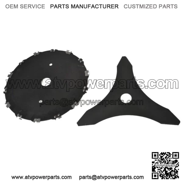Trimmer Head 10 Inch & Chainsaw Tooth 9 Inch Steel Fits For Grass Brush Cutter
