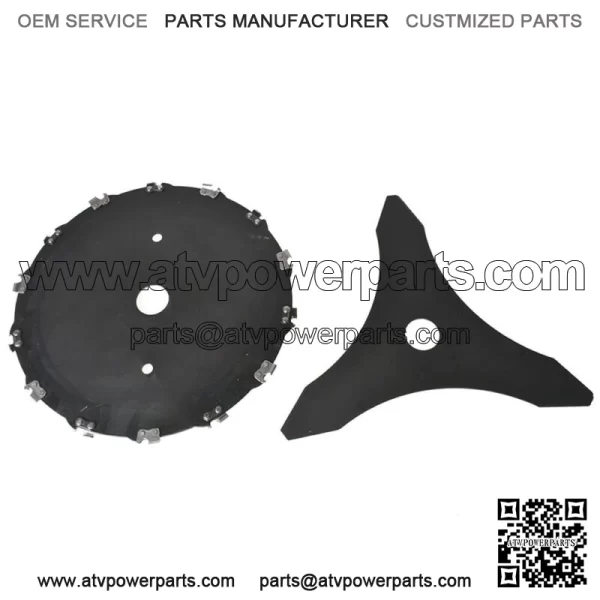 Trimmer Head 10 Inch & Chainsaw Tooth 9 Inch Steel Fits For Grass Brush Cutter - Image 4