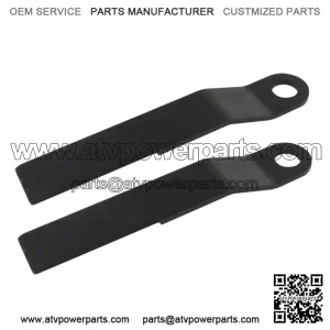 AR400 2pcs Heavy Duty Steel Mower For King Skidsteer Brush Hog Cutter Blades