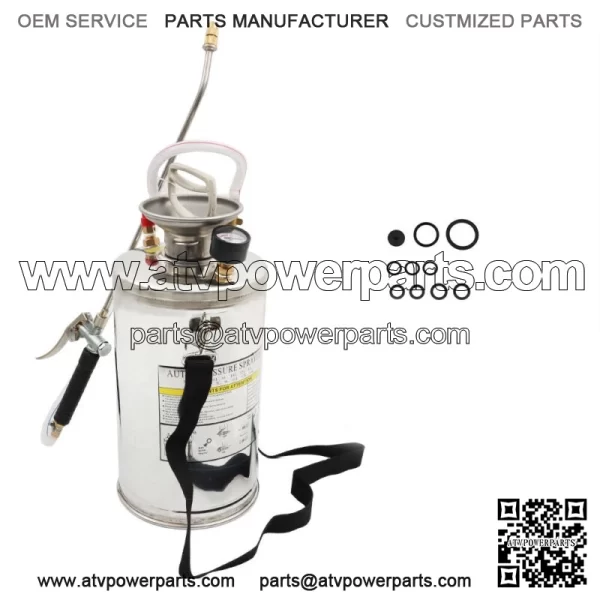 1/1.5/2/3/3.5 Gallon Stainless Steel Sprayer With Adjustable Nozzles Hose 14 L - Image 3
