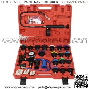 Universal Radiator Pressure Tester, Vacuum Cooling System Tool Refill Kit