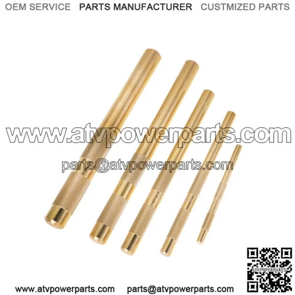 1/4" to 3/4" Brass Drift Punch Set for Home use Replace for 67003 - Image 2